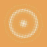 Abstract grunge halftone circles shapes background vector