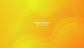 Minimal abstract background. Yellow elements with fluid gradient. Dynamic shapes composition. Eps10 vector. vector