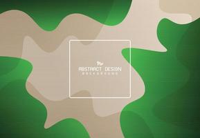 Abstract gradient green free shape pattern design of nature concept background. illustration vector eps10