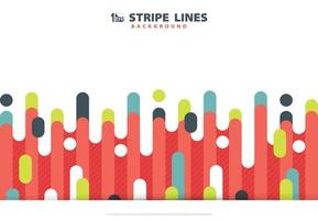 Abstract color round line pattern design artwork decoration background. illustration vector eps10