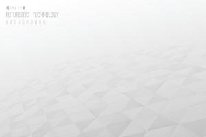 Abstract triangle pattern design of grey technology pattern design artwork background. illustration vector eps10