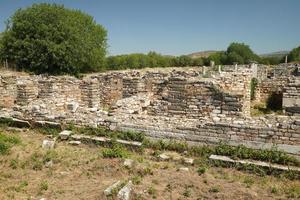 casa del atrio en la ciudad antigua de aphrodisias en aydin, turkiye foto