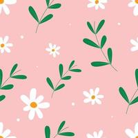 Seamless floral pattern with spring flowers-04 vector