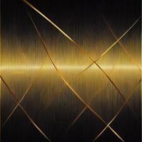 Dark luxury background black and gold threads premium photo