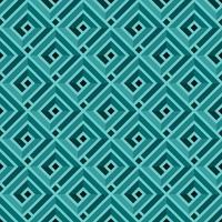 TURQUOISE ABSTRACT SEAMLESS PATTERN WITH SQUARE SPIRALS IN VECTOR