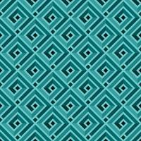 TURQUOISE ABSTRACT SEAMLESS PATTERN WITH SQUARE SPIRALS IN VECTOR