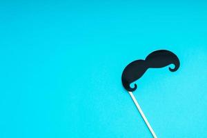 Paper moustaches for men fathers dad concept photo