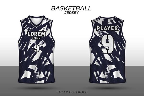 Premium Vector  Basketball jersey design and template for sublimation print