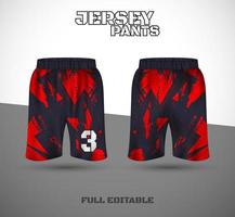 Basketball sports short template clothing. Basketball jersey shorts. vector t-shirt.