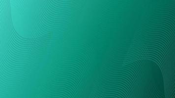 Abstract gradient green wave background vector