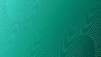 Abstract gradient green wave background vector