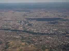 vista aérea de paris foto