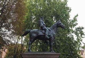 Garibaldi monument in Bologna photo