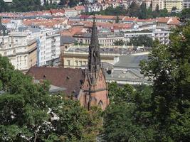 Aerial view of Brno photo