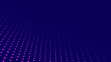 Blue abstract background with neon halftone effect vector