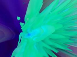 Liquid Color Fusion blue tosca colorful abstract background photo