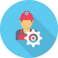 worker gear vector illustration on a background.Premium quality symbols.vector icons for concept and graphic design.