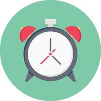 ilustración vectorial de alarma en un fondo. símbolos de calidad premium. iconos vectoriales para concepto y diseño gráfico. vector