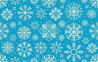 Seamless Snow Pattern vector