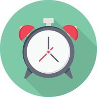 ilustración vectorial de alarma en un fondo. símbolos de calidad premium. iconos vectoriales para concepto y diseño gráfico. vector