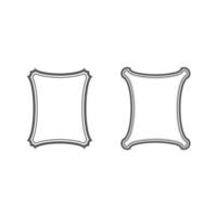 Vintage frame icon Template vector