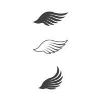 Falcon wing icon Template vector