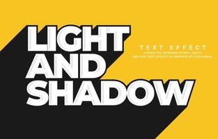 Shadow text effect vector