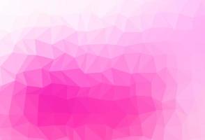 Light Pink vector blurry triangle texture.