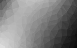 plata oscura, textura de mosaico de triángulo de vector gris.