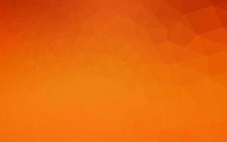 Light Orange vector abstract mosaic background.