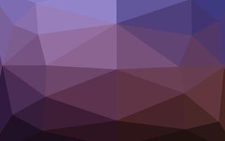 Dark Purple vector low poly cover.