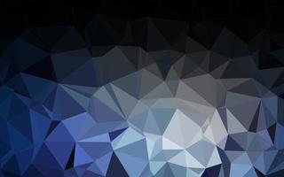 Dark BLUE vector abstract mosaic backdrop.