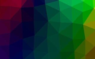 Dark Multicolor, Rainbow vector abstract mosaic pattern.