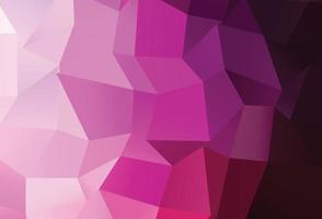 Light Pink vector triangle mosaic texture.