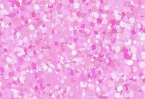 Light Pink vector template with bent lines.