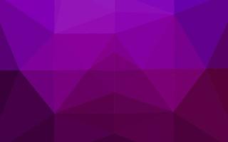 Dark Purple vector abstract mosaic background.