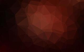 Dark Red vector abstract mosaic background.