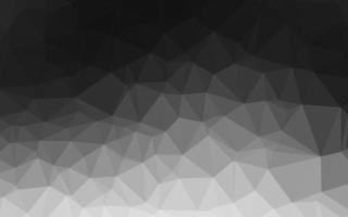 Dark Silver, Gray vector polygonal template.