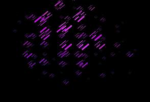 Dark Purple vector background with straight lines.