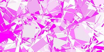 Light Purple, Pink vector background with triangles.