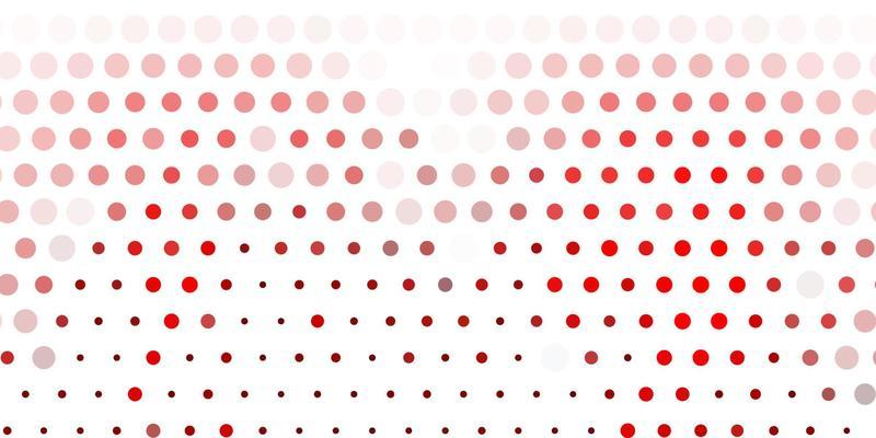 Light red vector layout with circle shapes.