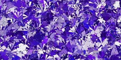 Light Purple vector backdrop with triangles, lines.