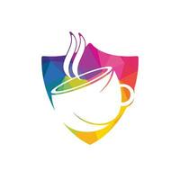 diseño de logotipo de vector de café café. plantilla de logotipo de icono de taza de café única.