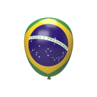 Brasilien Ballon. 3D-Rendering png