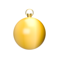 christmas ball ornament. 3d render png