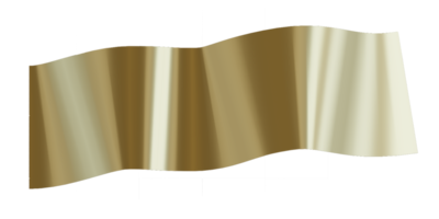 cintas de oro renderizado 3d png