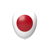 balão do japão. renderização 3D png