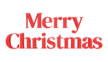 Merry Christmas lettering png