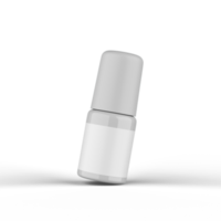 Glass Roll-on Bottle 3D Rendering png