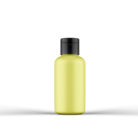 Plastic Cosmetic Bottle 3D Rendering png